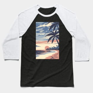 Sunset at the Beach Baseball T-Shirt